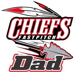 CYA Connetquot Chiefs FastPitch Custom Car Decal