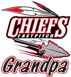 Connetquot Chiefs Custom Car Window Decals