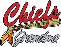 Connetquot Chiefs Youth Baseball GMom Car Window Decal