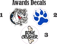 Deerfield Bulldogs Football & Cheer  Awards Decals & Stickers