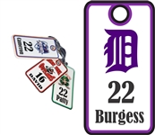 DHS Dukes Baseball Bag Tags