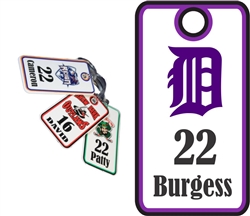 DHS Dukes Baseball Bag Tags