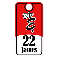 Elmbrook Baseball Custom Bag Tag