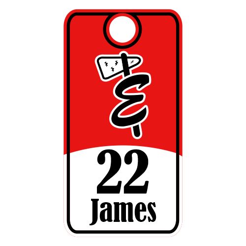Elmbrook Baseball Custom Bag Tag