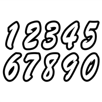 Elmbrook Baseball Custom Helmet Numbers