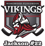 Homewood Flossmoor Vikings Hockey Custom Car Window Decals 3