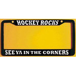 Hockey License Plate Frame |Hockey Rocks