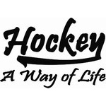Hockey a Way of Life - Hockey Decal