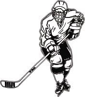 HP 15 Hockey Sticker