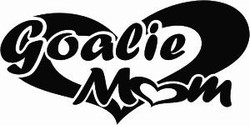 Custom Goalie Mom Hockey Decal and Sticker
