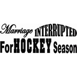 Marriage Interupted Hockey Decal