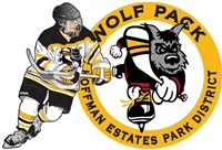 Hoffman Wofpack Hockey Club 17 Car Window Decal clings | Stickers