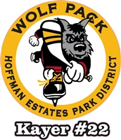 Hoffman Wofpack Hockey Club 17 Car Window Decal clings | Stickers