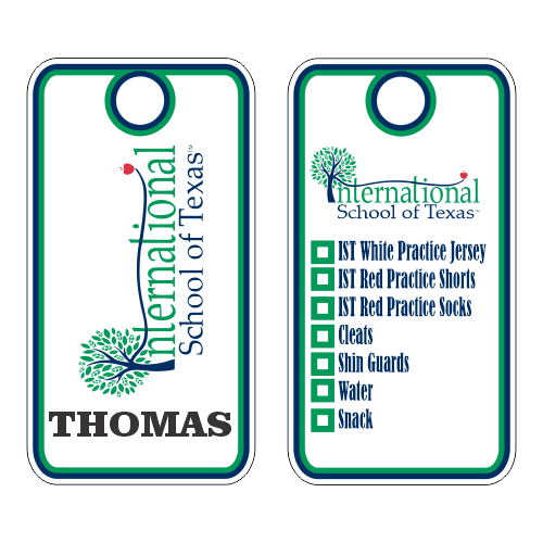 International School of Texas Bag Tag