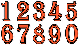 BGRA Bearcats Baseball  Club Custom Helmet Number Sheets