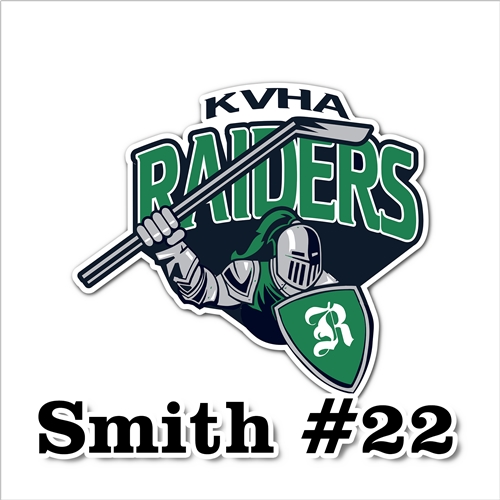 KVHA Raiders Car Window Decals