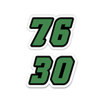 Kensington Valley Hockey Association Ravens Helmet Numbers