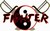 Karate Fighter Custom Yin Yang Decal
