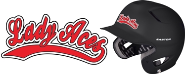 LA - Lady Aces Helmet Decal 1