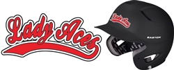 LA - Lady Aces Helmet Decal 1