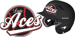 LA - Lady Aces Helmet Decal 2