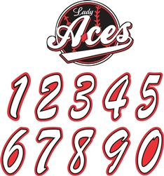 LA Helmet Decal + Number