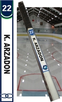 Central Kentucky Youth Hockey Helmet Stick tags