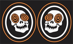 Laughing Skulls Hockey Custom Helmet Decals