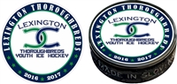 Custom Hockey Souvenir Game Puck Decals & Awards