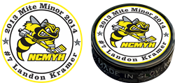 NCMYH Hockey Game Puck