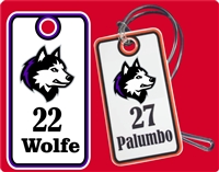 New England Huskies Custom Bag Tags