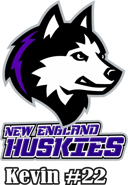 New England Jr Huskies Custom Car Window Decals | Stickers for your Car Window