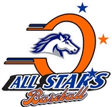 Orangecrest Pony Baseball All Stars Car Window Decals