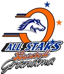 Orangecrest Pony Baseball Grandma Car Window Decal