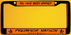 Pinellas Predators Football Custom Football License Metal Plate Frame