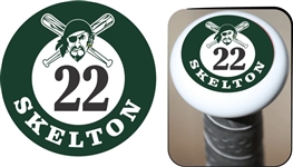 Port Washington Pirates Youth Baseball and Softball Custom Bat Knob