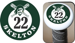 Port Washington Pirates Youth Baseball and Softball Custom Bat Knob