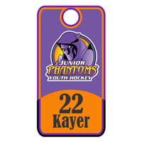 Phantoms Youth Hockey Association Custom Bag Tag