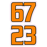 Phantoms Youth Hockey Association Custom Helmet Numbers