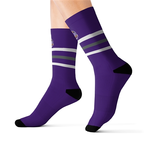 Phantoms Youth Hockey Association Purple Socks
