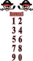Pirate Helmet decal logo