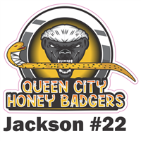 Honey Badgers Car Window Decals