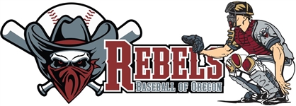 Rebels Baseball of Oregon Car Window Decal #3