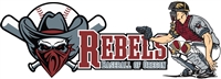 Rebels Baseball of Oregon Car Window Decal #3