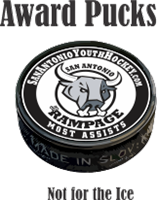 Jr Rampage Hockey Game Puck