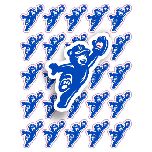 Custom South Bend Cubs l Helmet Award Decals | Helmet Stickers
