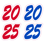 South Bend Cubs Baseball  Club Custom Helmet Number Sheets