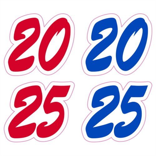 South Bend Cubs Baseball  Club Custom Helmet Number Sheets