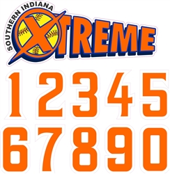 SI Xtreme Decal & Number Combo Set