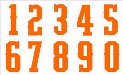 Southern Indiana Xtreme Softball
Baseball Custom Helmet Number Sheets